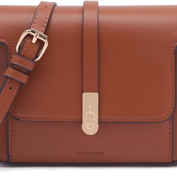 Stylish Crossbody Bag for Women - Compact, Secure & Easy to Clean Vegan Leather - Picture 1 of 6